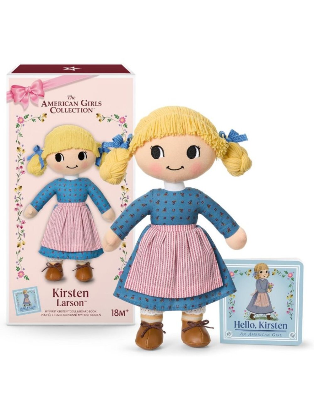 My First Kirsten Doll with Board Book - Classic Collectible Doll Set for Kids